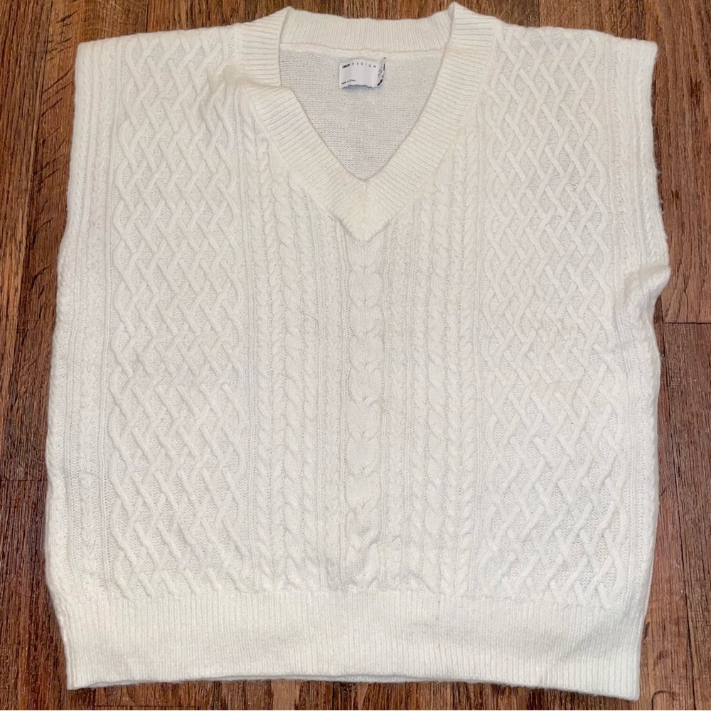 Womens ASOS Design Drapey Sweater Vest Size 4
